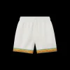 Afro Cubism Tennis Club Silk Shorts