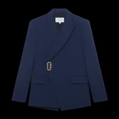 Asymmetric Double Breasted Jacket