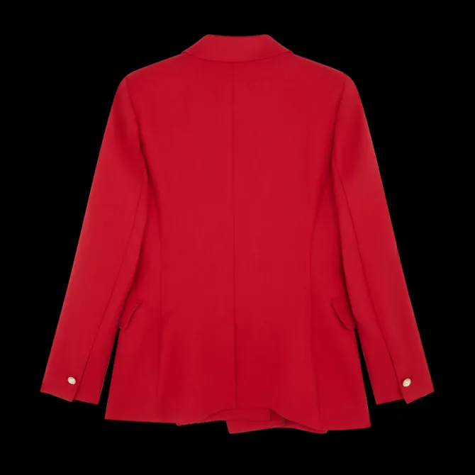Asymmetric Double Breasted Jacket