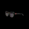 Black & Gold The Wing Sunglasses