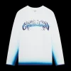 Blue Fade Long Sleeve T-Shirt