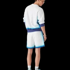 Blue Fade Sweatshorts