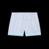 Blue Ping Pong Monogram Swim Trunks