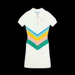 Boucle Chevron Dress