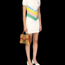 Boucle Chevron Dress