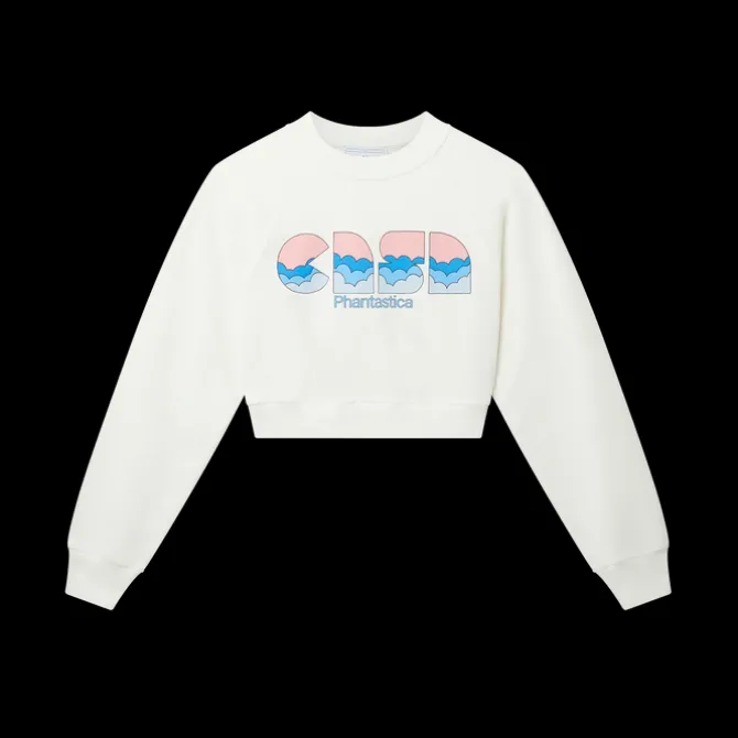 Casa Clouds Cropped Sweatshirt