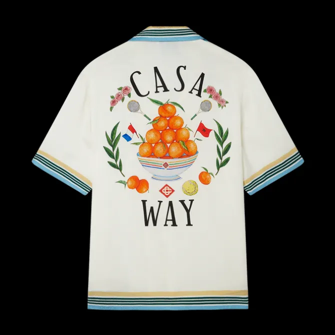 Casa Way Short Sleeve Silk Shirt