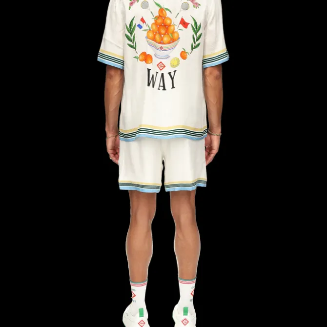 Casa Way Short Sleeve Silk Shirt