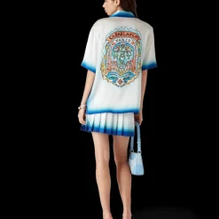 Casa Way Skate Short Sleeve Silk Shirt