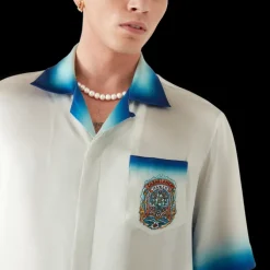 Casa Way Skate Short Sleeve Silk Shirt