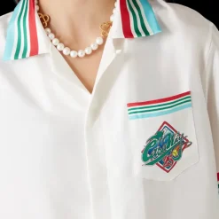 Casa Way World Series Short Sleeve Silk Shirt