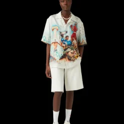 Celebration Du Sport Short Sleeve Silk Shirt