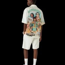 Celebration Du Sport Short Sleeve Silk Shirt