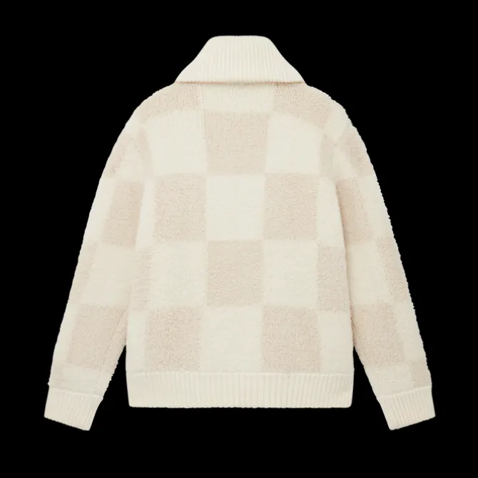 Checked Boucle Cardigan