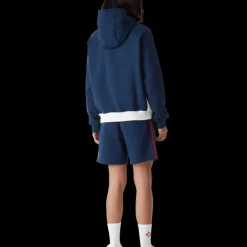 Colourblock Quarter Zip Hooded Sweatshirt