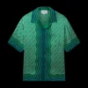 Column Monogram Silk Shirt