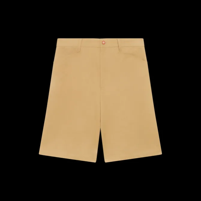 Cotton Pleated Shorts