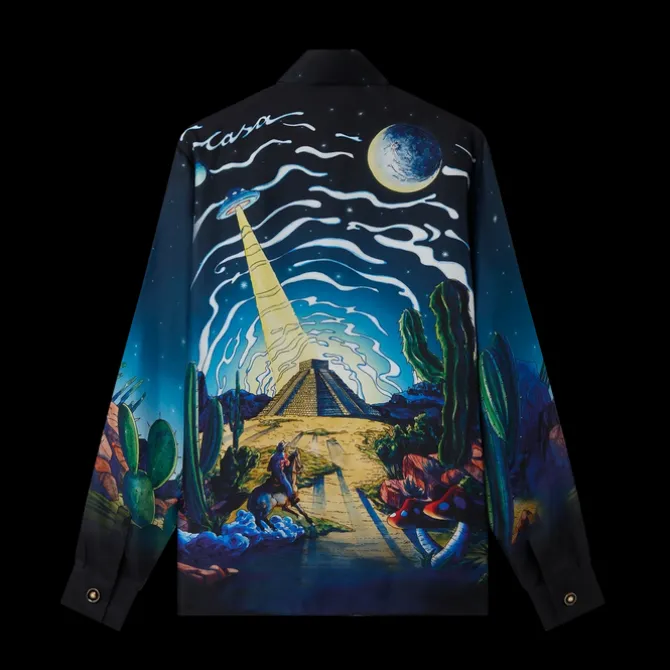 Cowboy De L'Espace Silk Shirt
