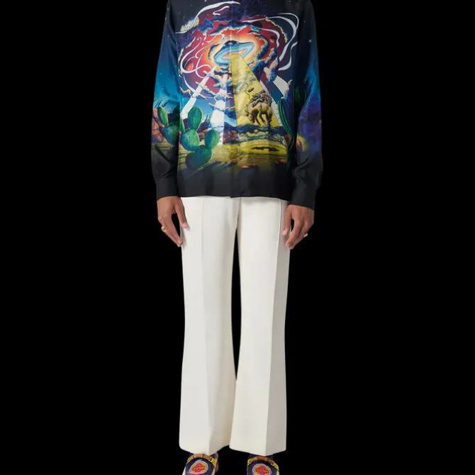 Cowboy De L'Espace Silk Shirt