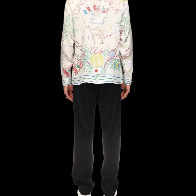 Crayon Tennis Club Silk Shirt