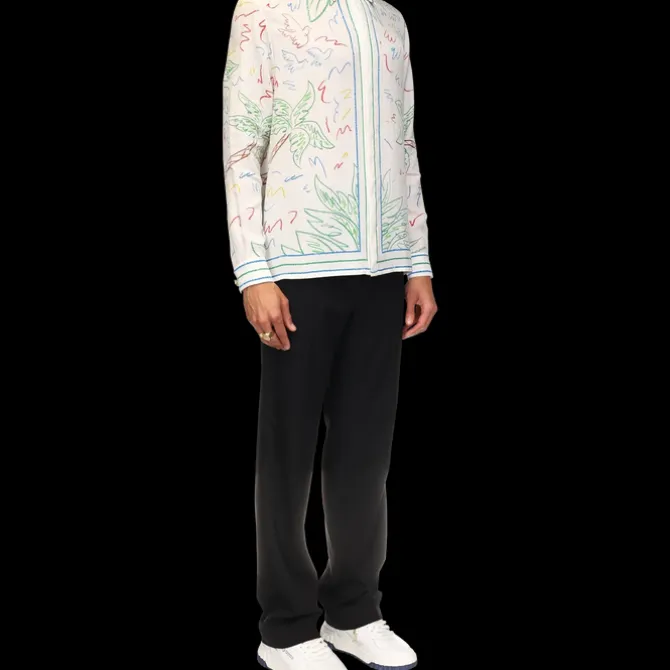 Crayon Tennis Club Silk Shirt