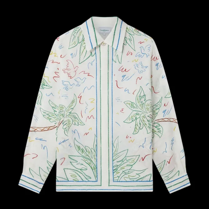 Crayon Tennis Club Silk Shirt