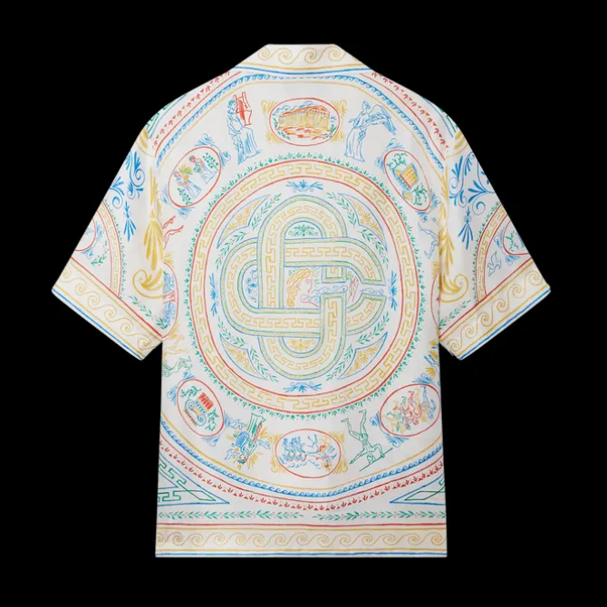 Crayon Vase Silk Shirt