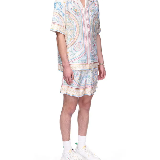 Crayon Vase Silk Shirt