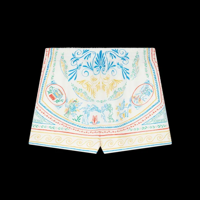 Crayon Vase Silk Shorts