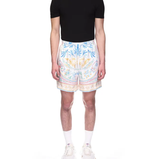 Crayon Vase Silk Shorts