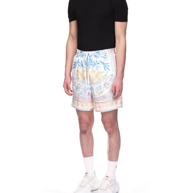 Crayon Vase Silk Shorts