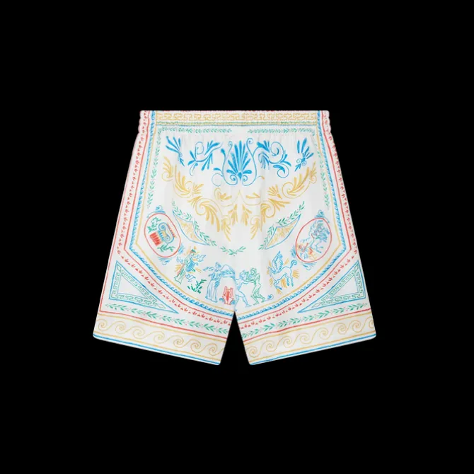 Crayon Vase Silk Shorts