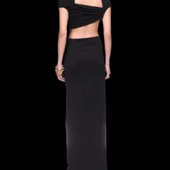 Crepe Draped Crop Top