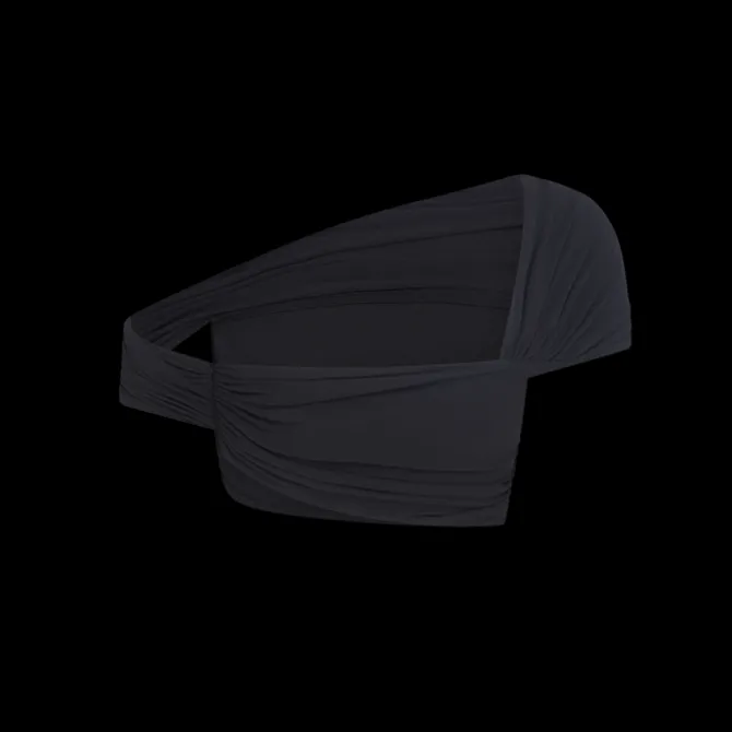 Crepe Draped Crop Top