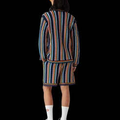 Crochet Stripe Shirt