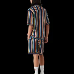 Crochet Stripe Shirt