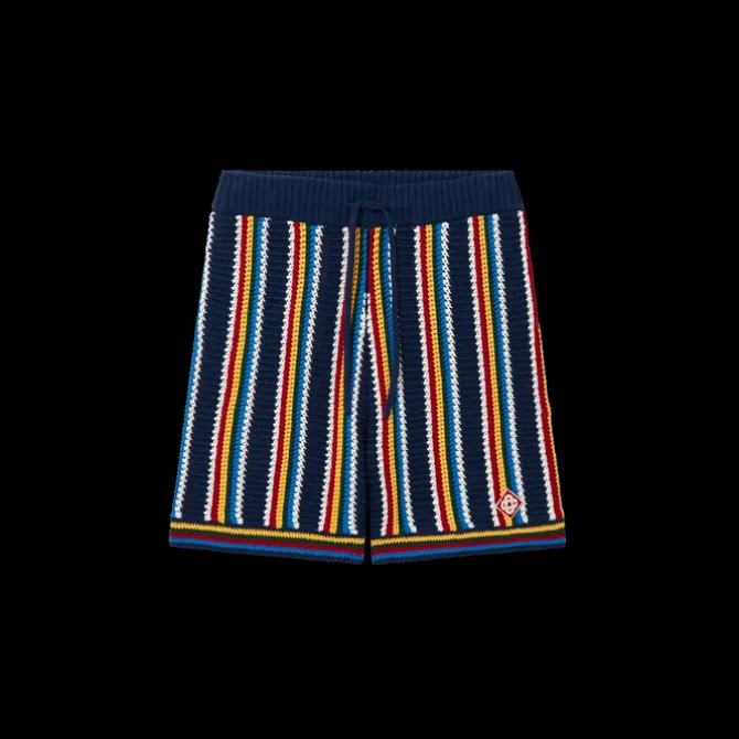 Crochet Stripe Shorts