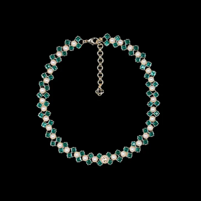 Crystal & Pearl Necklace