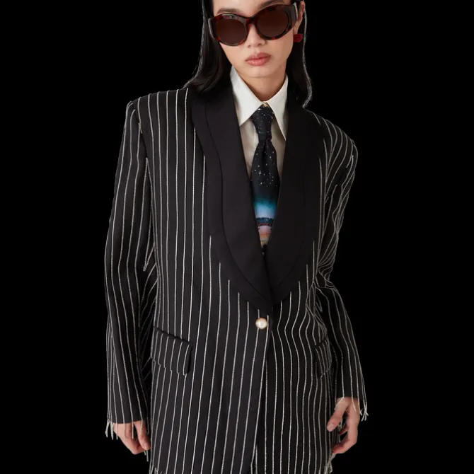 Crystal Embellished Tailored Jacket