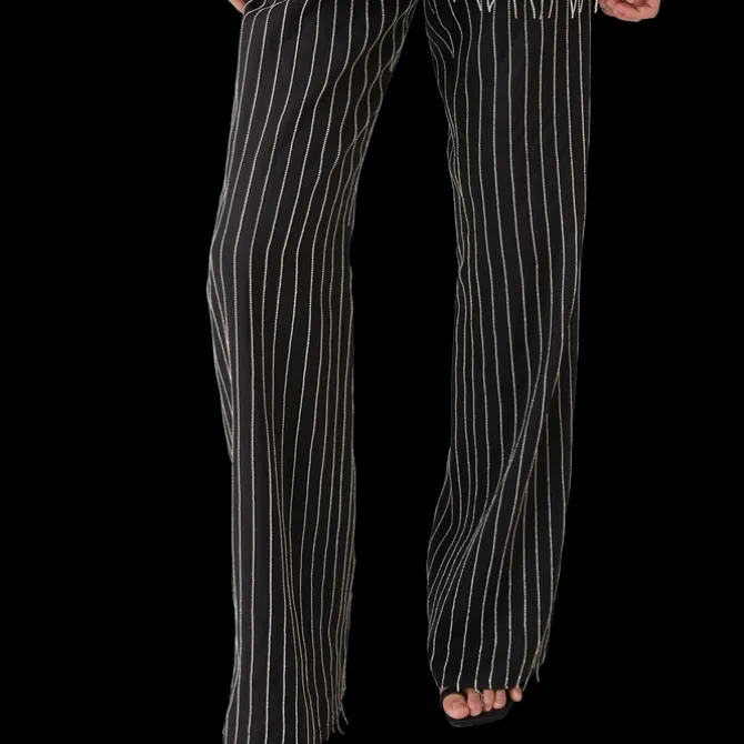 Crystal Embellished Tailored Trousers