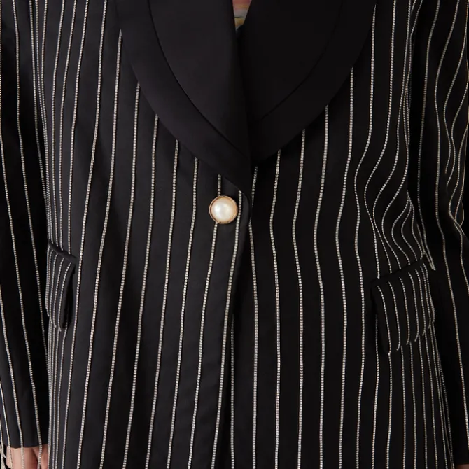 Crystal Embellished Tailored Jacket