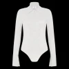 Crystal Monogram Knit Bodysuit