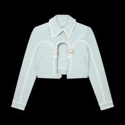 Cut Out Arch Denim Jacket