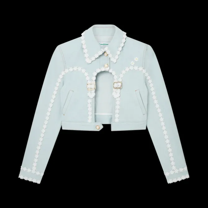 Cut Out Arch Denim Jacket