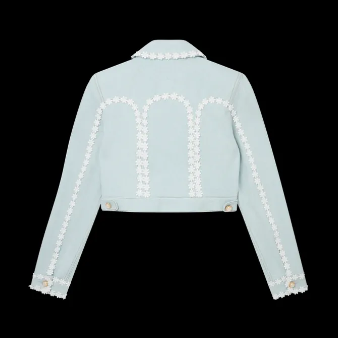 Cut Out Arch Denim Jacket