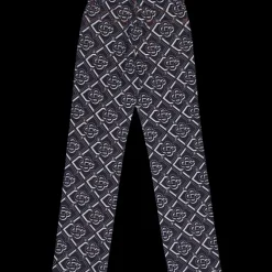 Denim Monogram Classic Straight Leg Jean