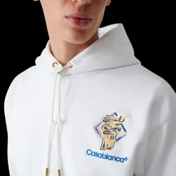 Diamond Column Hooded Sweatshirt