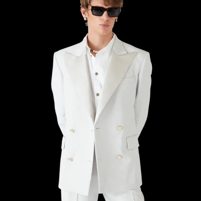Double Breasted Tuxedo Jacket