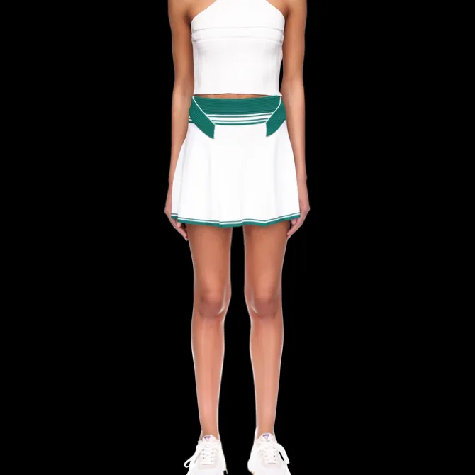 Draped Tennis Skirt