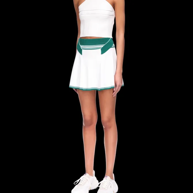 Draped Tennis Skirt